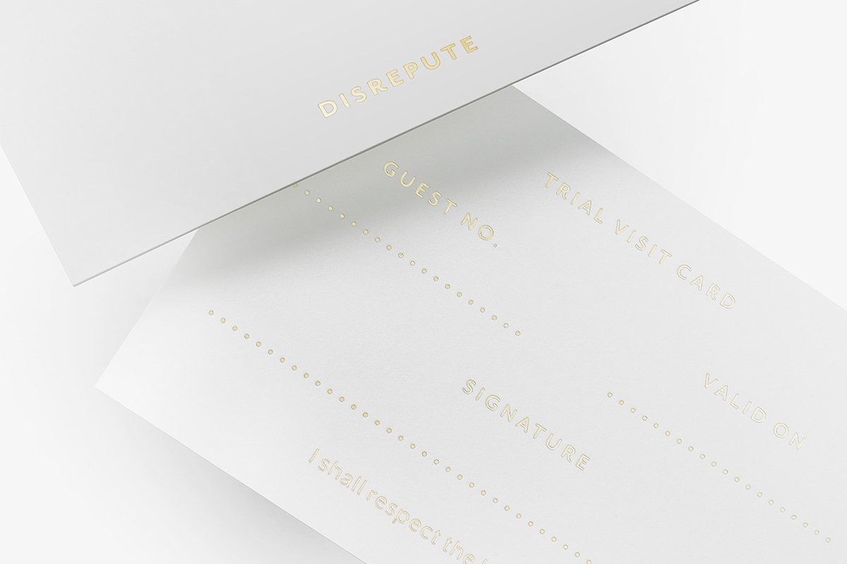 Disrepute酒吧品牌設(shè)計 名片設(shè)計