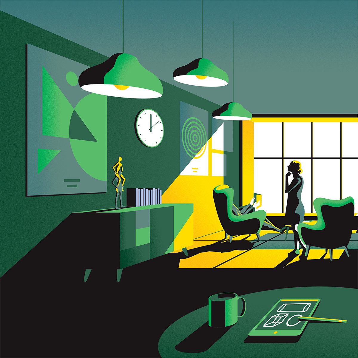 Essential Living房地產(chǎn)插畫形象設(shè)計(jì) 插畫設(shè)計(jì)展示