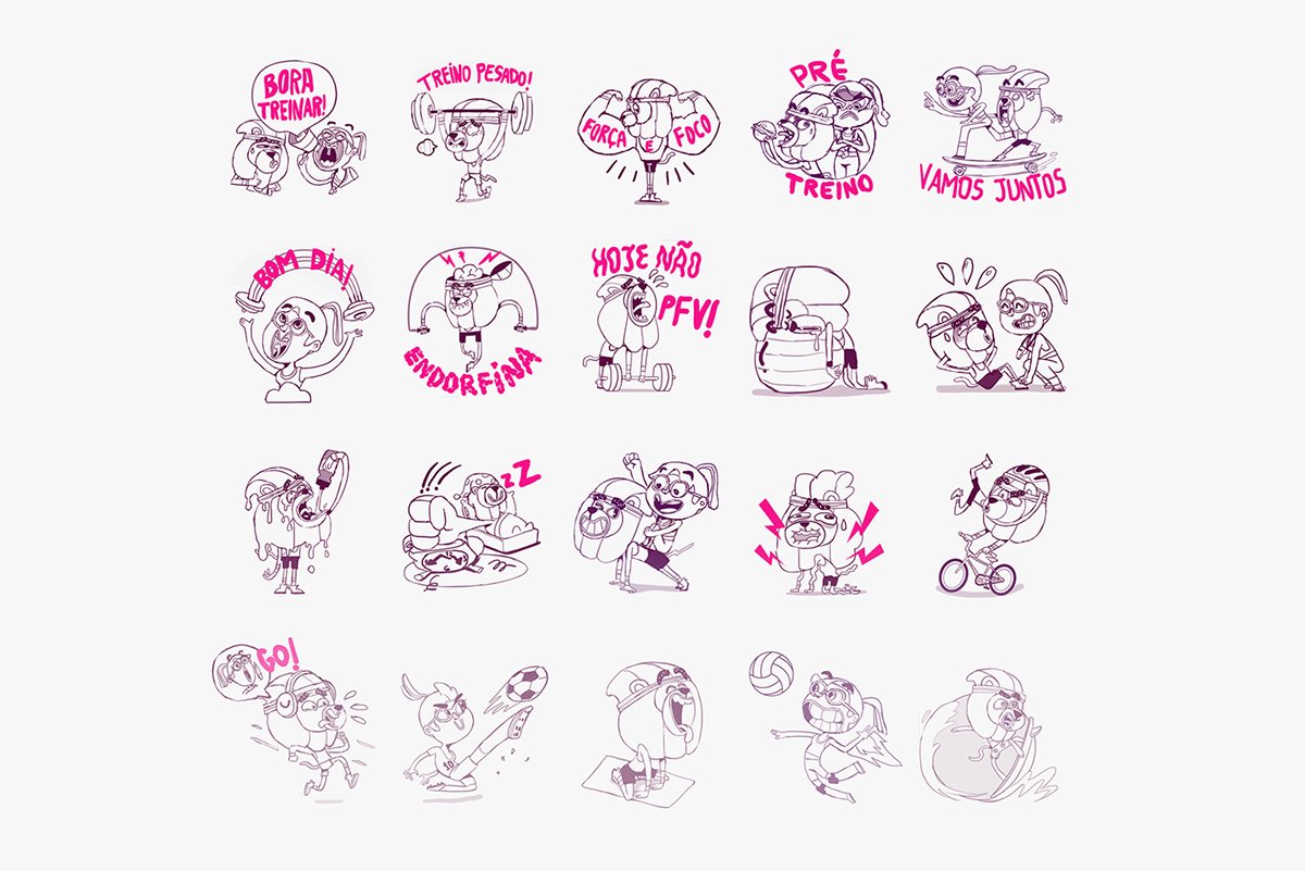 Google插畫創(chuàng)意形象設(shè)計(jì)  插畫設(shè)計(jì)草稿展示