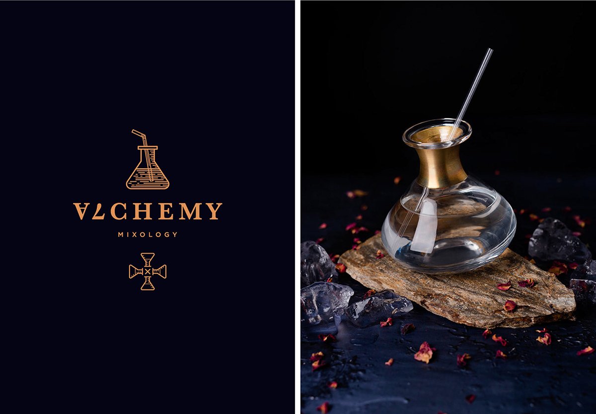Alchemy Bar雞尾酒酒吧品牌設(shè)計(jì)欣賞,酒吧品牌設(shè)計(jì)，餐飲品牌設(shè)計(jì)，酒吧品牌策劃，酒吧品牌全案策劃，餐飲品牌策劃，深圳品牌設(shè)計(jì)，深圳品牌策劃，深圳品牌全案策劃，深圳品牌形象塑造，深圳包裝設(shè)計(jì)的，左右格局