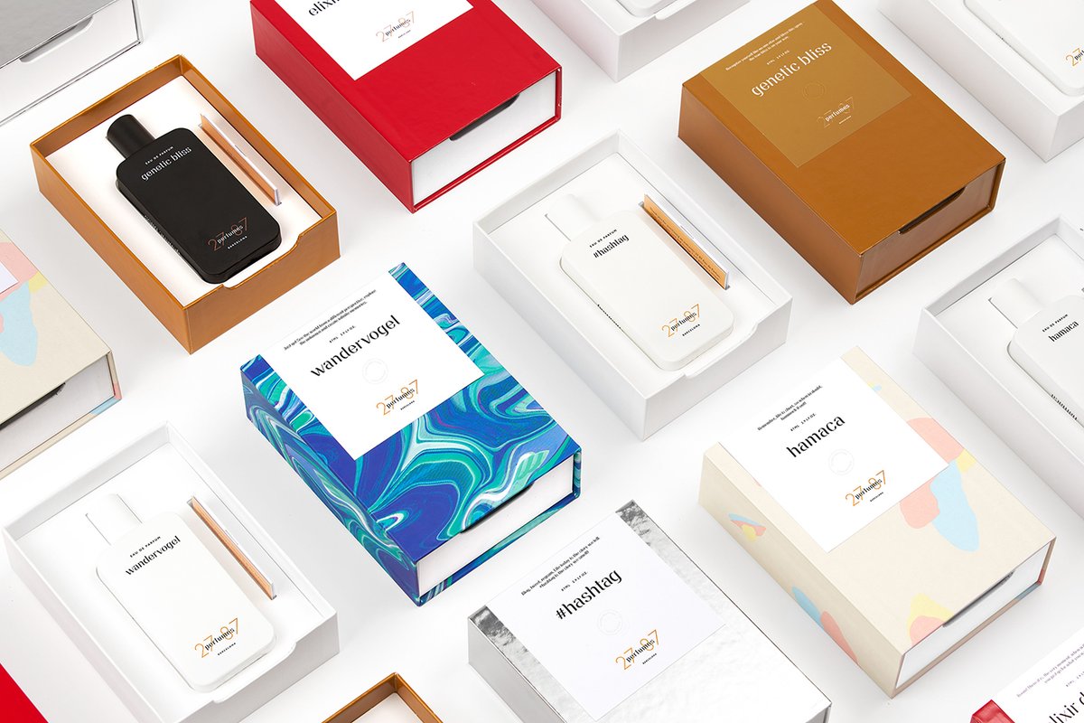 化妝品（香水）品牌盒子設計和包裝設計欣賞，品牌設計，化妝品盒子設計，化妝品包裝設計，化妝品品牌設計