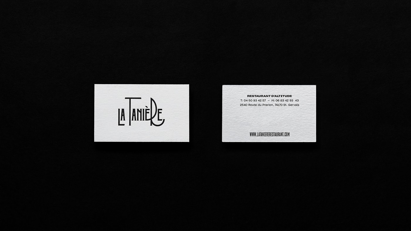 LaTanie?re 高山餐廳品牌形象設(shè)計(jì)案例賞析，餐飲品牌設(shè)計(jì)，餐飲品牌策劃，深圳品牌設(shè)計(jì)，左右格局