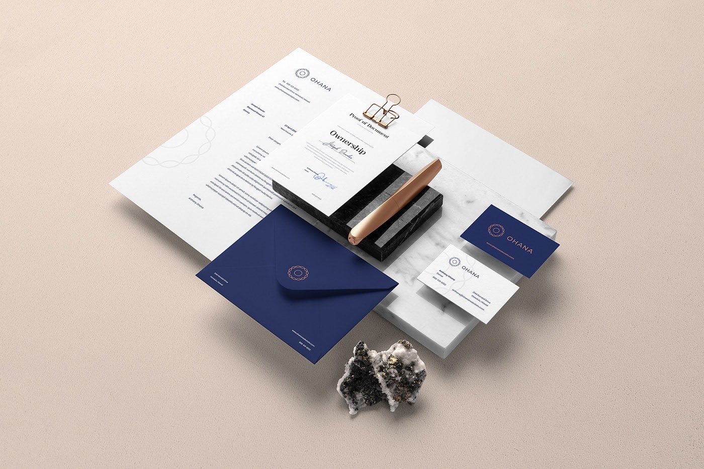 OHANA 高端豪華房地產(chǎn)企業(yè)品牌設(shè)計案例，住宅品牌設(shè)計，企業(yè)形象設(shè)計，深圳品牌設(shè)計，左右格局