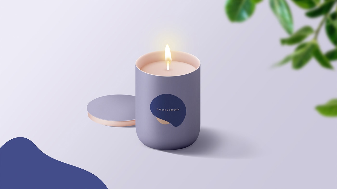 現(xiàn)代奢華Cuddle Snuggle家紡品牌設計和品牌策劃案例，家居品牌設計，家居品牌策劃，深圳品牌設計，左右格局