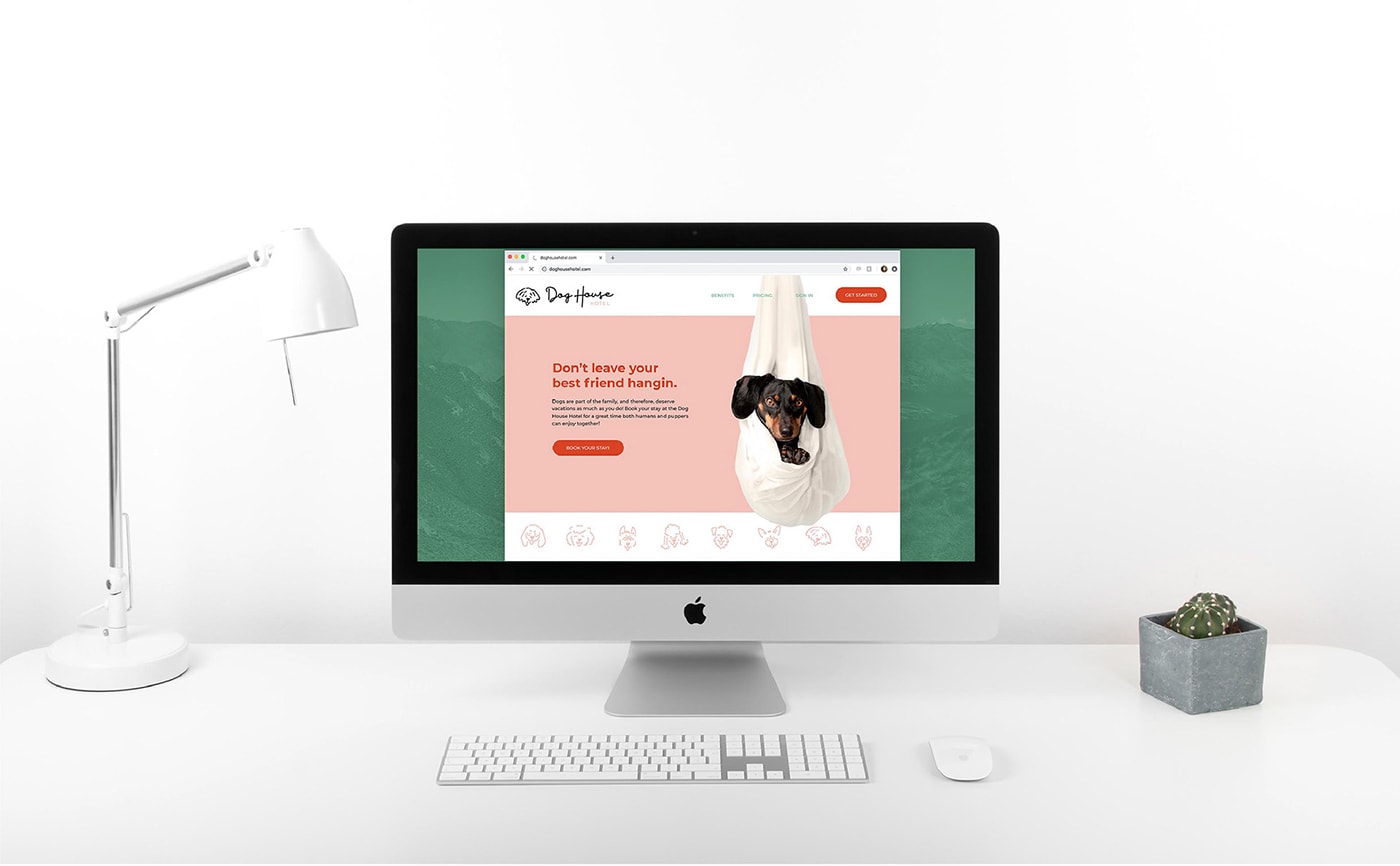 Dog House 創(chuàng)意主題酒店品牌形象設(shè)計(jì)案例，主題酒店品牌設(shè)計(jì)，品牌形象策劃，深圳品牌設(shè)計(jì)，左右格局